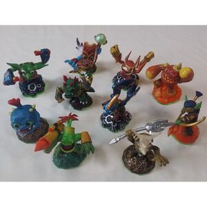 Skylanders Giants Spyros Adventure Lot of 10 Figures Eruptor Gill Grunt Trigger